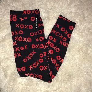 Black tights with xoxo’s